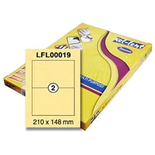 Xel-lent A4 Label-Sheet , 210 x 148 mm, 100 Sheets/Pack -LFL0019