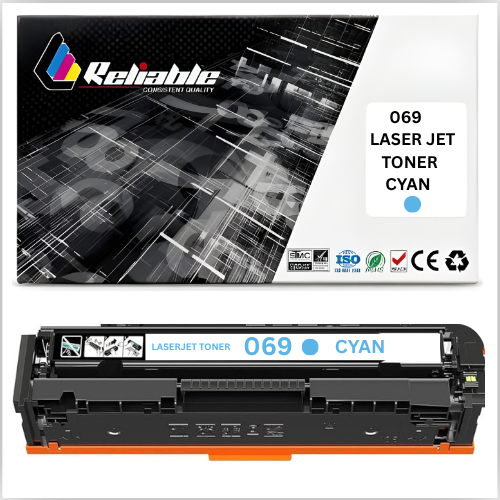 069 Cyan LaserJet Toner Cartridge Compatible