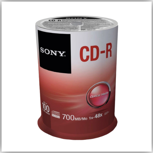 Sony CDR 80min/700MB CD-R spindle 100