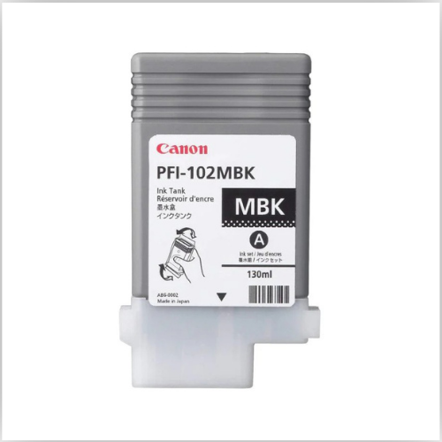 Canon PFI-102MBK Ink Cartridge, Matte Black