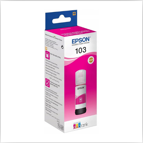 Epson 103 EcoTank Ink Bottle - 65ml, Magenta