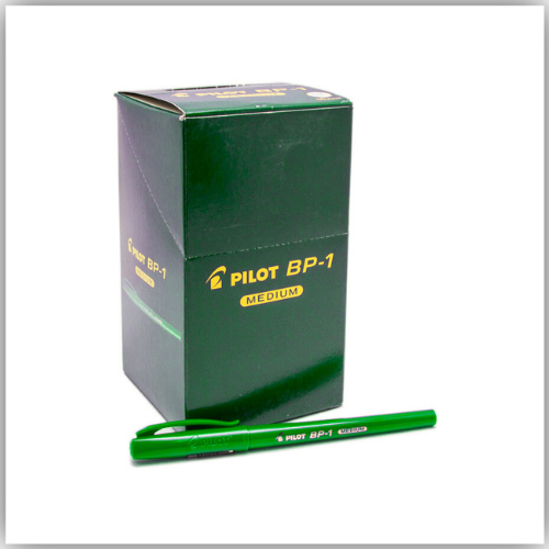 Pilot Ballpoint Medium BP1MS50 50pcs - Green