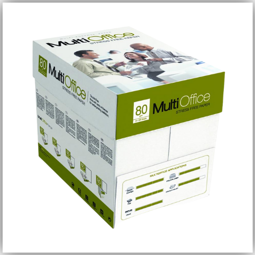 A4 Paper MULTIOFFICE Copier 80gsm – Box of 5 Reams - Made in Brazil