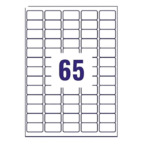 Xel-lent A4 Label-Sheet , 38.1 X 21.2 mm, 100 Sheets/Pack - LFL00031