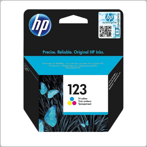 HP 123 Tri-color Ink Cartridge (F6V16AE)