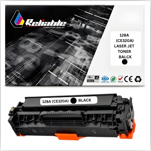 128A (Ce320A) Back LaserJet Toner Cartridge Compatible