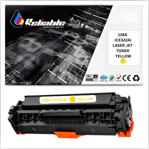 128A (Ce322A) Yellow LaserJet Toner Cartridge Compatible