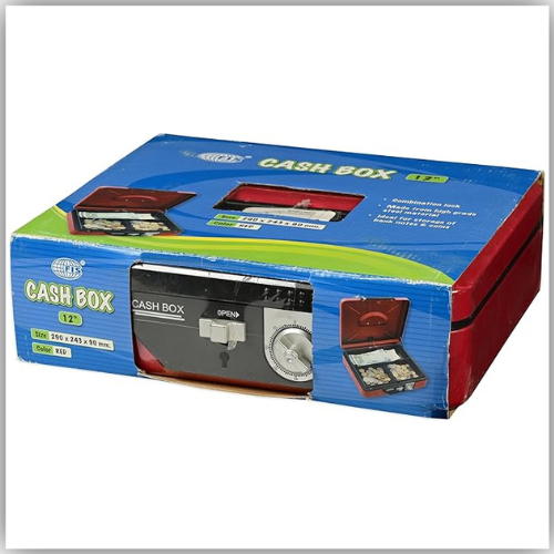 FIS Cash Box with Number Lock 12 Inch,