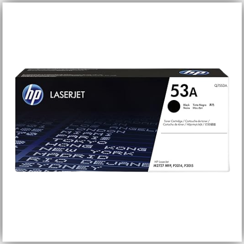 HP 53A Original LaserJet  Toner Cartridge, Black - Q7553A