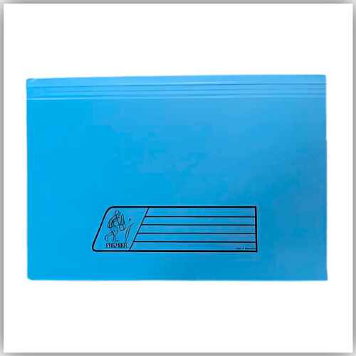 Premier Document Wallet Full Flap, 300gsm, F/S, 100/pack, Blue