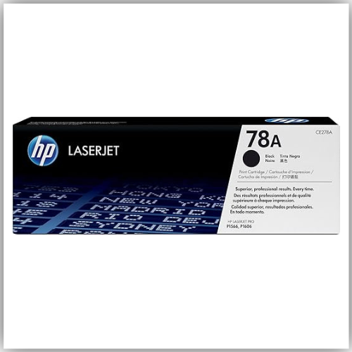 HP 78A Original LaserJet  Toner Cartridge, Black - CE278A
