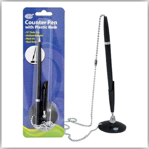 FIS Counter Pen With Plastic Base, Blue Color - FSBP-07