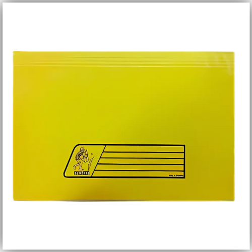 Premier Document Wallet Full Flap, 300gsm, F/S, 100/pack, Yellow