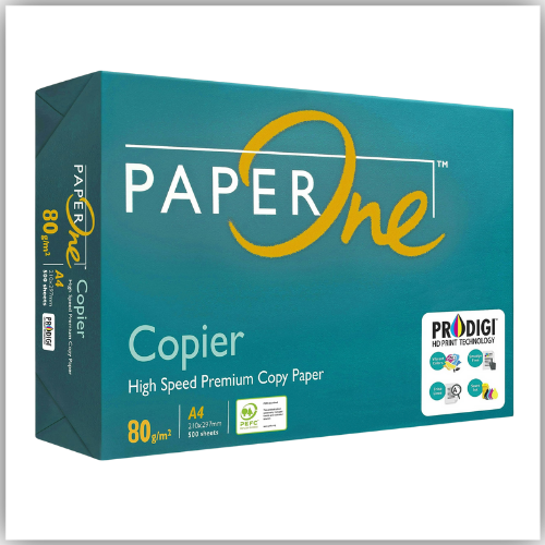 A4 Paper One™ Copier Premium Copy Paper, 80 GSM, 500 sheets ream