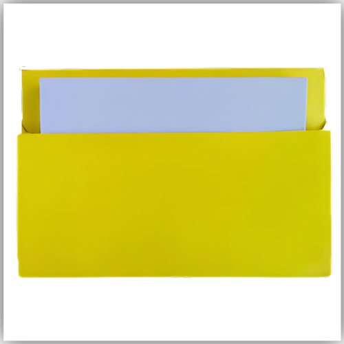 Premier Document Wallet Full Flap, 300gsm, F/S, 100/pack, Yellow