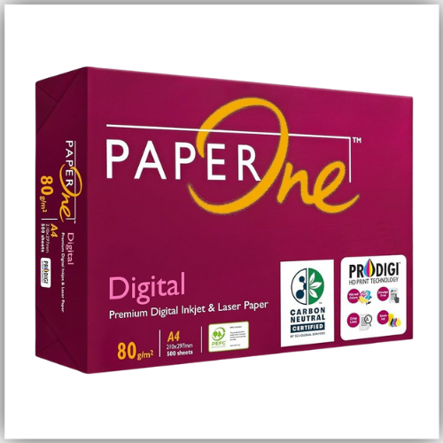 A4 PaperOne™ Digital Carbon Neutral Premium Copy Paper, 80 GSM, A4 Size, 500 sheets ream