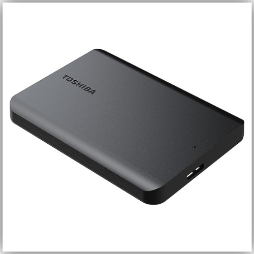 Toshiba Canvio Basics 2TB Portable External Hard Drive USB 3.0, Black - HDTB520XK3AA