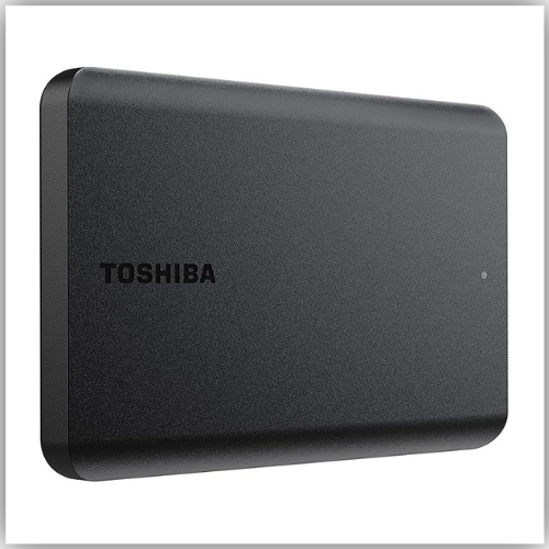 Toshiba Canvio Basics 2TB Portable External Hard Drive USB 3.0, Black - HDTB520XK3AA