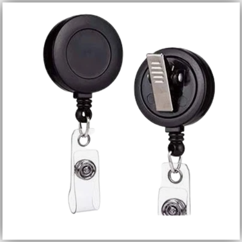 Round Shape Retractable yo-yo Clip for id Card Holder 1pc