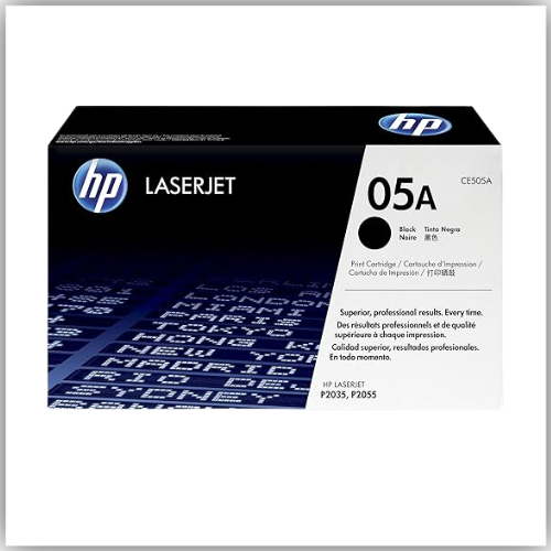 HP 05A Original LaserJet  Toner Cartridge, Black - CE505A