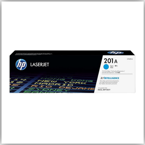 HP 201A Cyan Original LaserJet Toner Cartridge (CF401A)