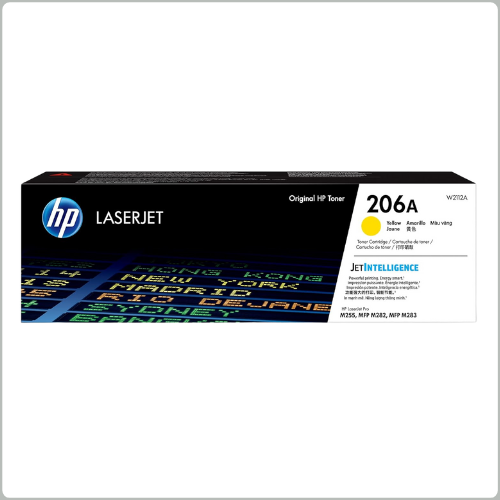 HP 206A Yellow Original Laser Toner Cartridge (W2112A)