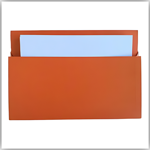 Premier Document Wallet Full Flap, 300gsm, F/S, 100/pack, Orange