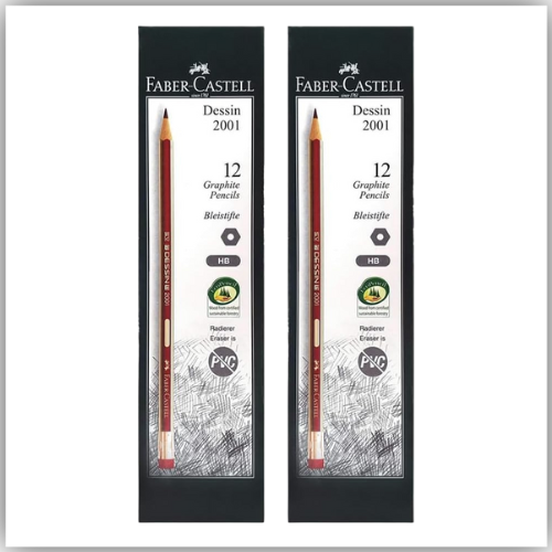 Faber Castell Bonanza 1320 HB Pencil with Eraser