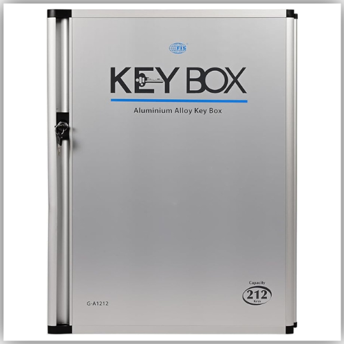 Fis Key Box Aluminium, 212 Keys Capacity, 460 X 101 X 602 Mm - Fskcw-a1212