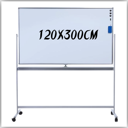 Magnetic White Board With Stand 120 X 300 Cm