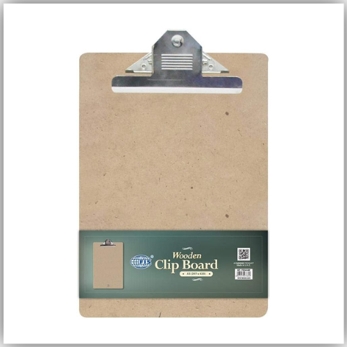 Fis Wooden Clip Boards (jumbo Clip)