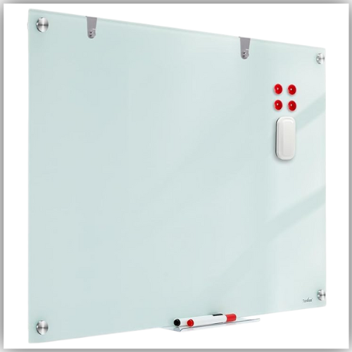 Colored Glass Board 100x150 CM, White,