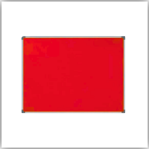 Felt Board, 60 x 90 cm, Red