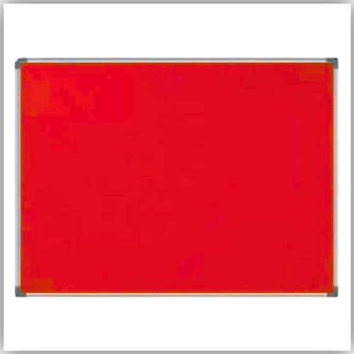Felt Board, 90 x 120 cm, Red