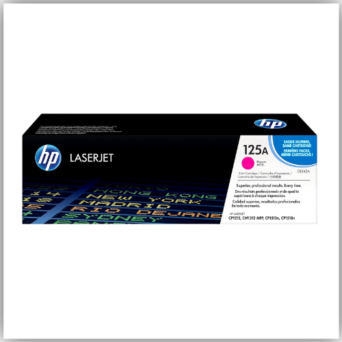 HP 125A Magenta Original LaserJet Toner Cartridge (CB543A)