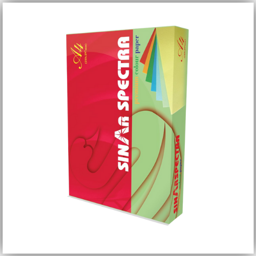 A4 PHOTOCOPY PAPER GREEN COLOUR 80GSM SINAR SPECTRA PKT OF 500