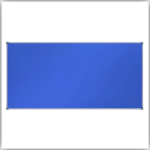 Felt Board, 90 x 150 cm, Blue