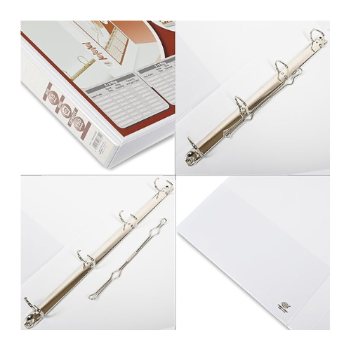 Presentation Binder, 4D A4 Size,25mm Ring Size, 1.75" Inches Spine with Clear PVC Pocket