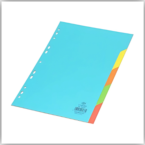 Divider FIS FSDV346 Paper - 160GSM - A4 - 5 Color
