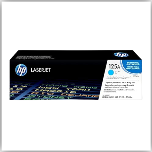 HP 125A Cyan Original LaserJet Toner Cartridge (CB541A)