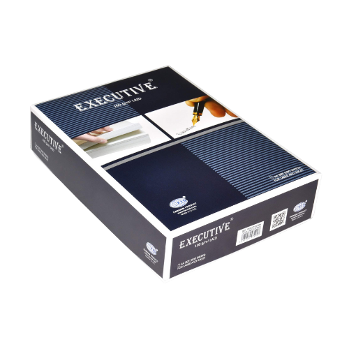 FIS 500-Sheets A4 Executive Laid Paper 100gsm, Camille White - FSPALD100CWH