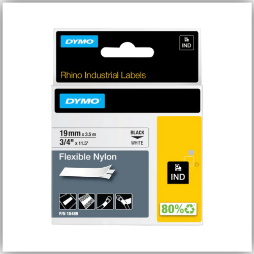 Dymo Nylon Label 18489 19mmx 3.5M