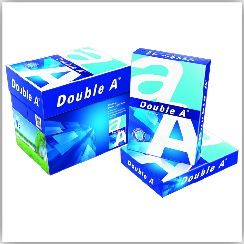 A4 Paper Double A Premium Photocopy, 80 gsm, 5 Reams - Box - Made in Thailand