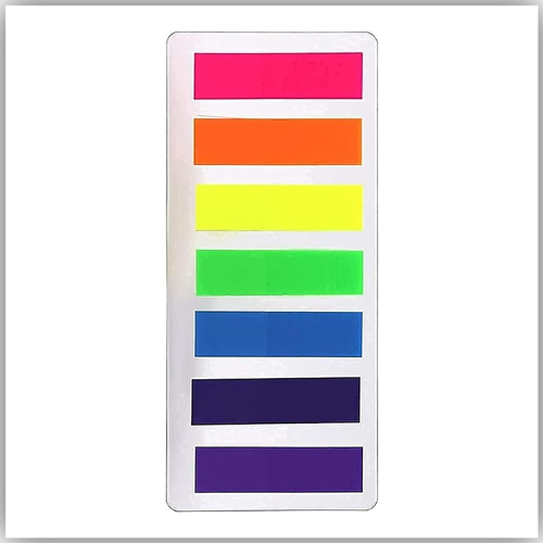 Rectangle Page Markers, Post-It Sticky Notes Tab