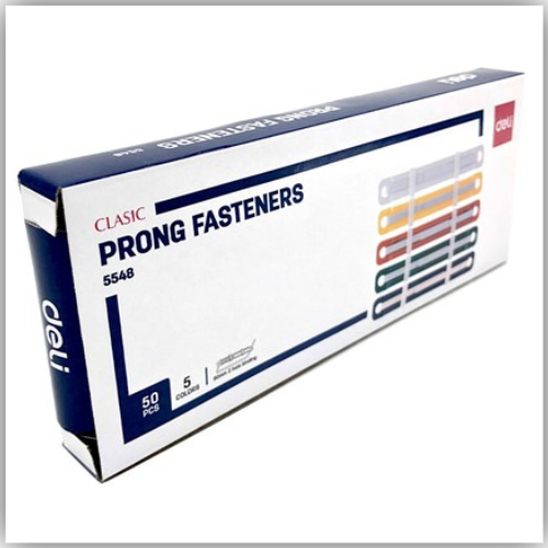 File Fastener 80mm Plastic 50 Pieces Pack-5548