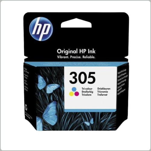 HP 305 Tri-color Original Ink Cartridge(3YM60AE)