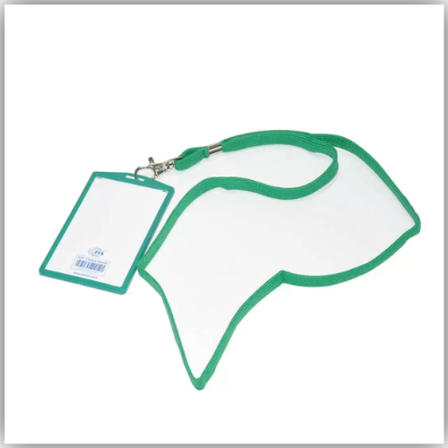 FIS Vertical Badge Holder with Lanyard, Green - FSNALY99GR, 25-Pieces