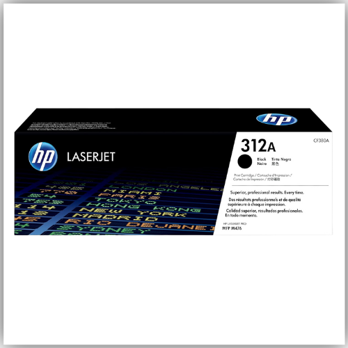 HP 312A Black Toner Cartridge - CF380A