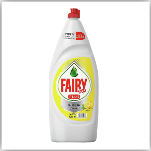 Fairy Plus Lemon Dishwashing Liquid Soap 1.25L