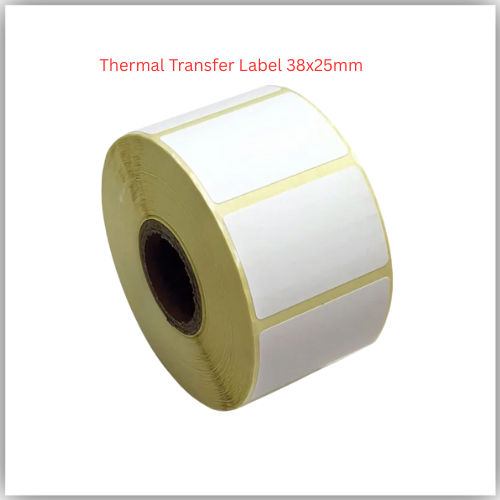 Thermal Transfer Label 38x25mm 1000label/Roll, 1" Core